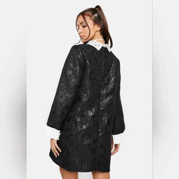 Sister Jane Figure Jacquard Mini Dress - Picture 4 of 8